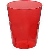 Plastic Shot PS Crystal "Diamant" Red 50ml (20 Units) 