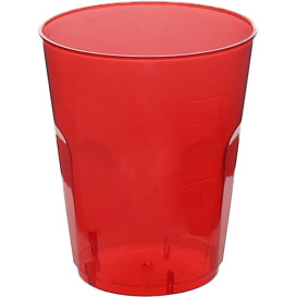 Plastic Shot PS Crystal "Diamant" Red 50ml (600 Units)