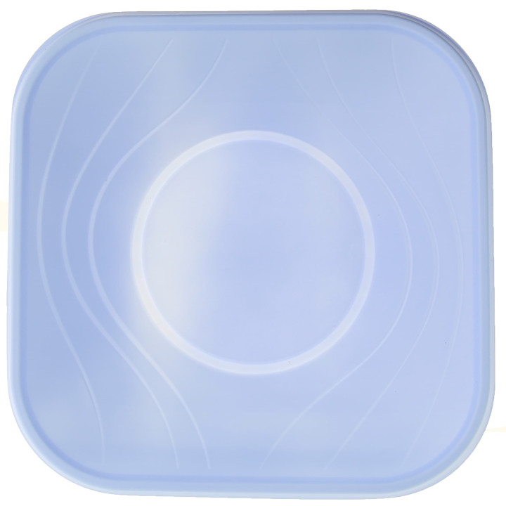 Plastic Bowl PP Square shape "X-Table" Violet 18x18cm (120 Units)