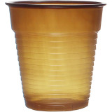 Plastic Cup PS Vending Brown 166ml Ø7,0cm (100 Units)  