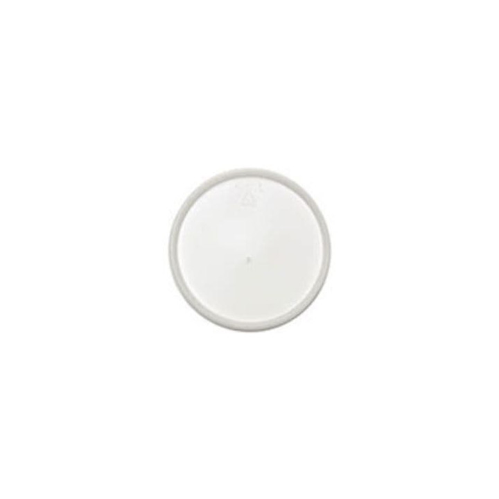 Plastic Lid PS Flat for Foam Container Ø12,7cm (500 Units)