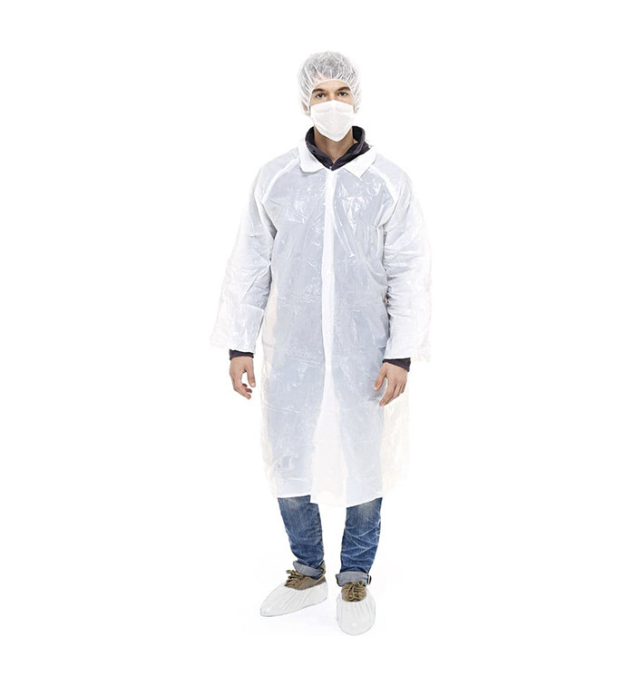 Disposable Protection Kit TNT PE 3 pieces + Mask White (1 Unit)