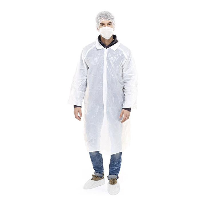 Disposable Protection Kit TNT PE 3 pieces + Mask White (100 Kits)