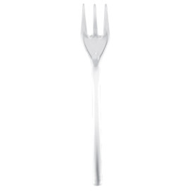 Plastic Tasting Mini Fork Clear 10cm (1500 Units)