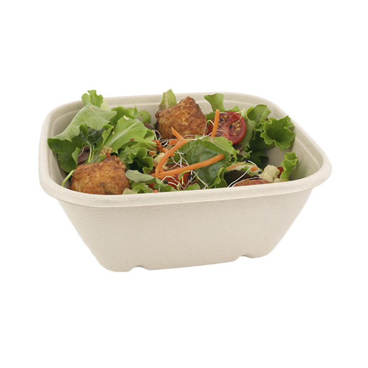 Sugarcane Bowl 1000ml 17x17x7cm (50 Units) 