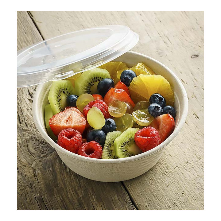 Plastic Lid PP Clear for Bowl 500ml Ø15cm (500 Units)