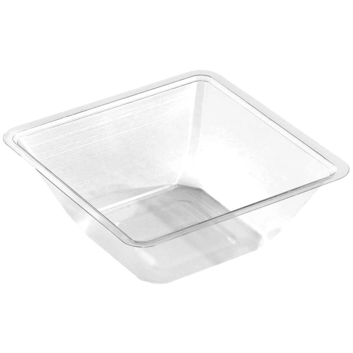 Plastic Mini-Bowl PET Heat Sealable 175ml 9x9x4cm (50 Units) 