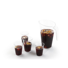 Plastic Cup PS Injection Moulding Clear 200ml (25 Units) 