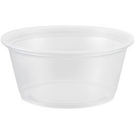 Plastic Souffle Cup PP Clear 100ml Ø7,3cm (125 Units)  