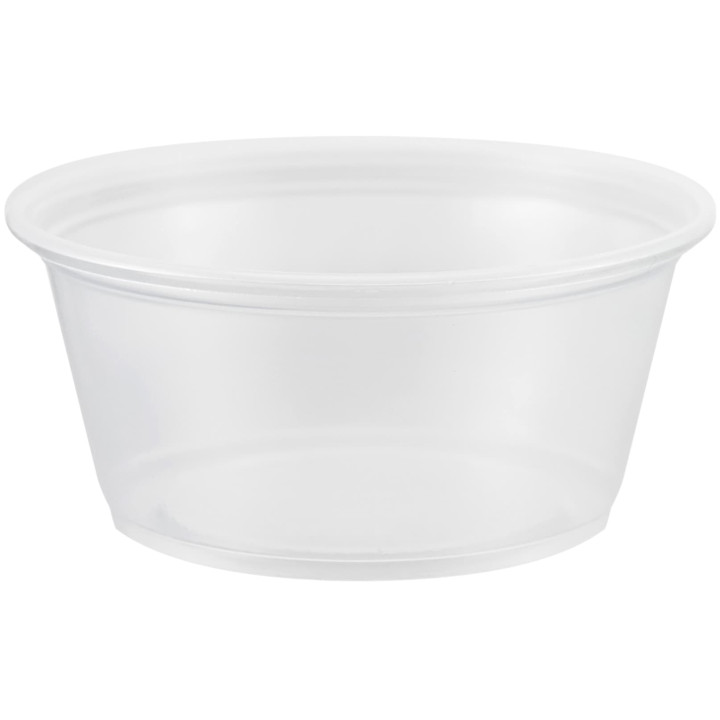 Plastic Souffle Cup PP Clear 100ml Ø7,3cm (2500 Units) 