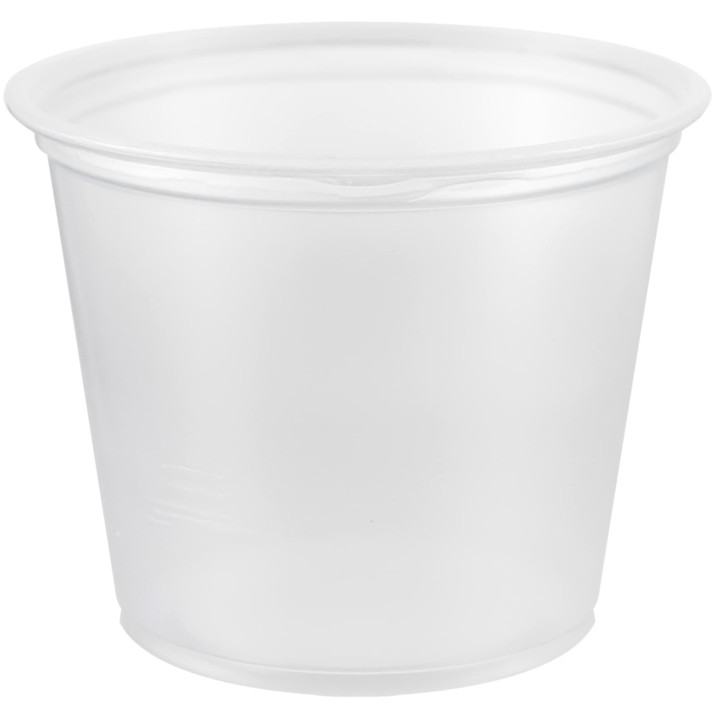 Plastic Souffle Cup PP Clear 165ml Ø7,3cm (125 Units)  