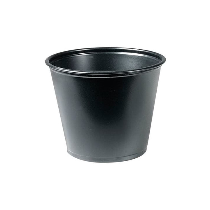 Plastic Souffle Cup PP Black 165ml Ø7,3cm (125 Units)  