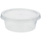Plastic Souffle Cup with Lid PP 85ml (100 Units)