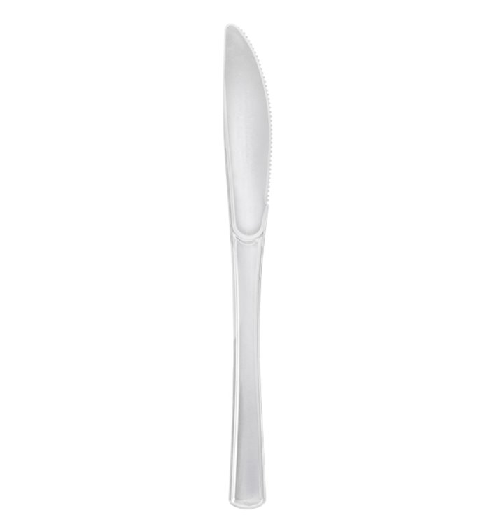 Plastic Knife Metallized 20cm (50 Units) 