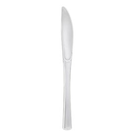 Plastic Knife Metallized 20cm (500 Units)