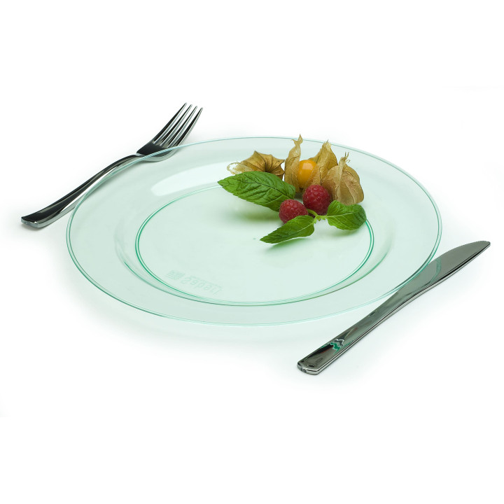 Plastic Fork Metallized 15cm (50 Units) 