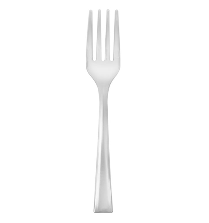 Plastic Mini Fork Metallized 10cm (100 Units)  