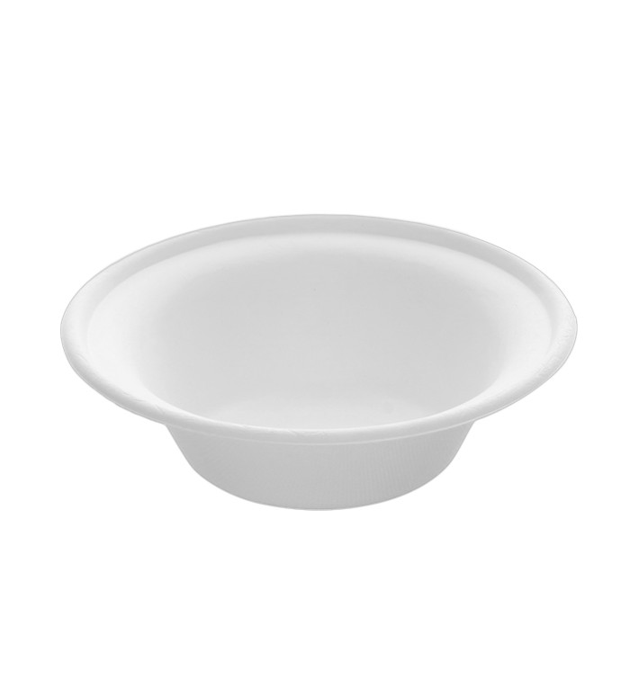 Sugarcane Bowl White Ø15cm 400ml (300 Units)