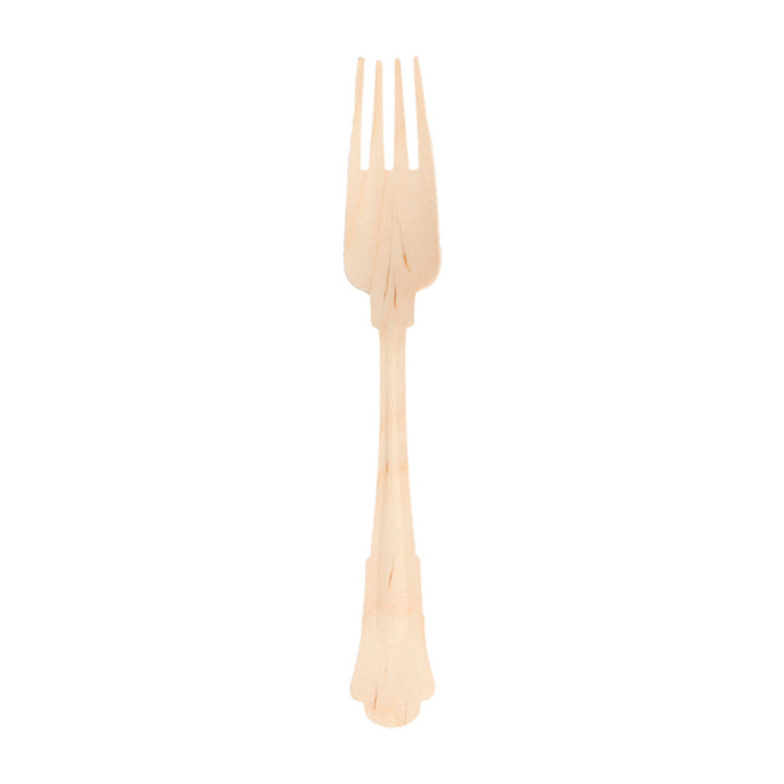 Wooden Fork "Classic" 20cm (100 Units)  