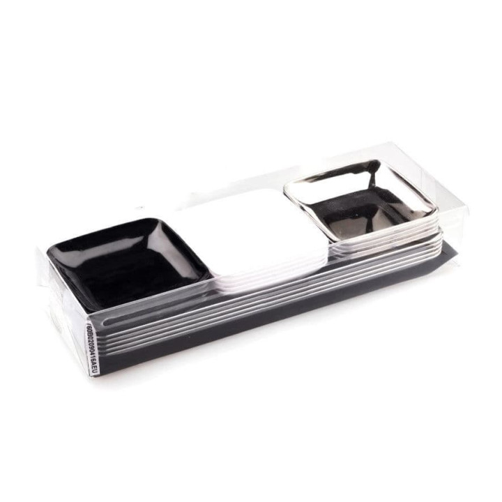 Tasting Dishes Kit PS Plates and Trays 20 pieces (1 Unit)