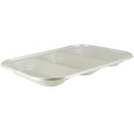 Plastic Compartment Tray "X-Table" 3C Pearl 33x23cm (2 Units) 