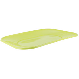 Plastic Tray Microwavable "X-Table" Lime Green 33x23cm (2 Units) 