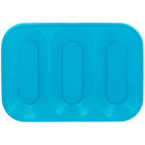 Plastic Tray Microwavable "X-Table" 3C Turquoise 33x23cm (2 Units) 