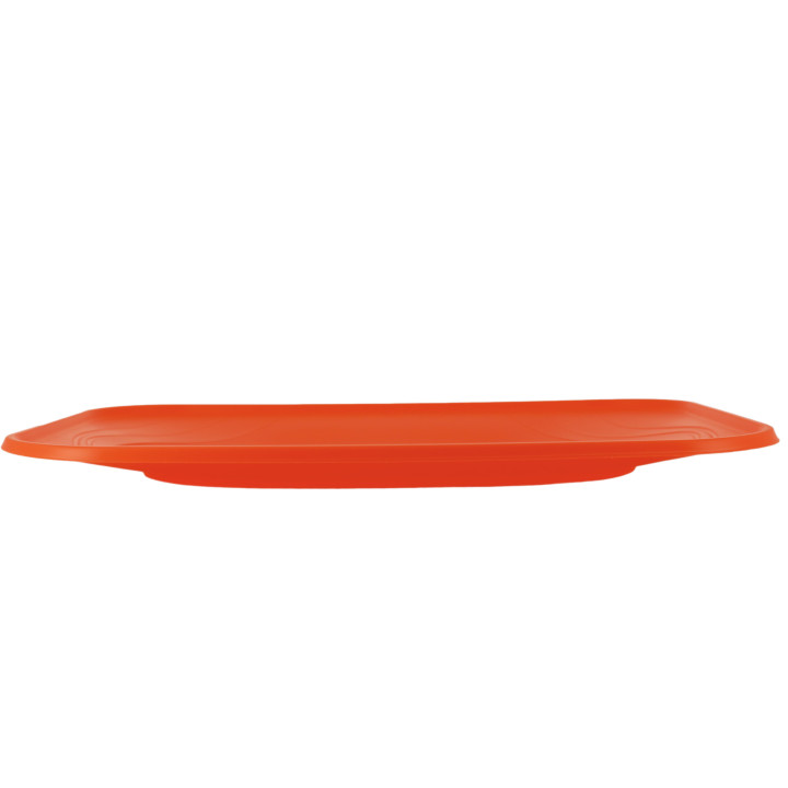 Plastic Tray Microwavable "X-Table" Orange 33x23cm (2 Units) 