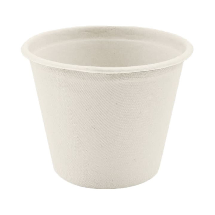 Sugarcane Container White Ø11cm 450ml (50 Units) 
