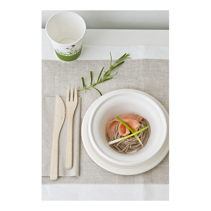 Sugarcane Bowl White 400ml (50 Units)