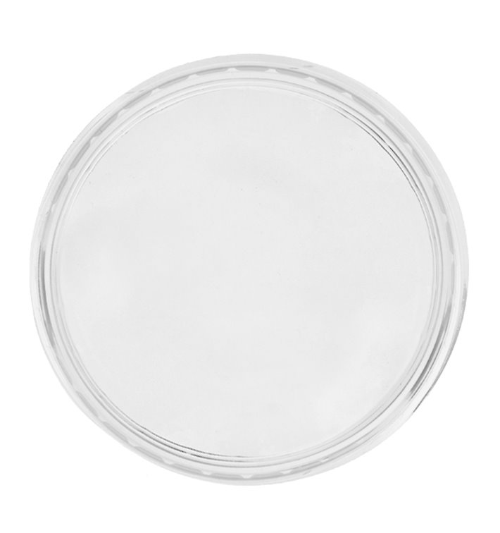 Plastic Lid PP for Deli Container Clear 350, 500 y 1000ml Ø11,5cm (500 Units)