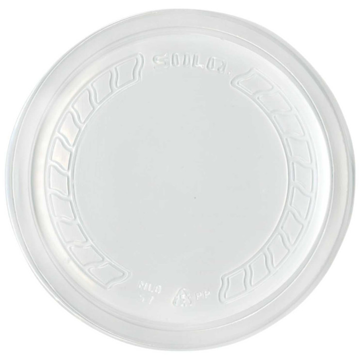 Plastic Lid PP "Deli" Translucent Ø12cm (50 Units) 