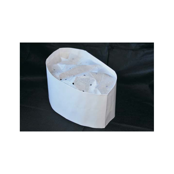 Disposable Chef Hat Pill Box White (1000 Units)