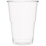 Plastic Cup PET Crystal Clear 490 ml (60 Units)  