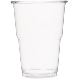 Plastic Cup PET Crystal Clear 250 ml (50 Units)