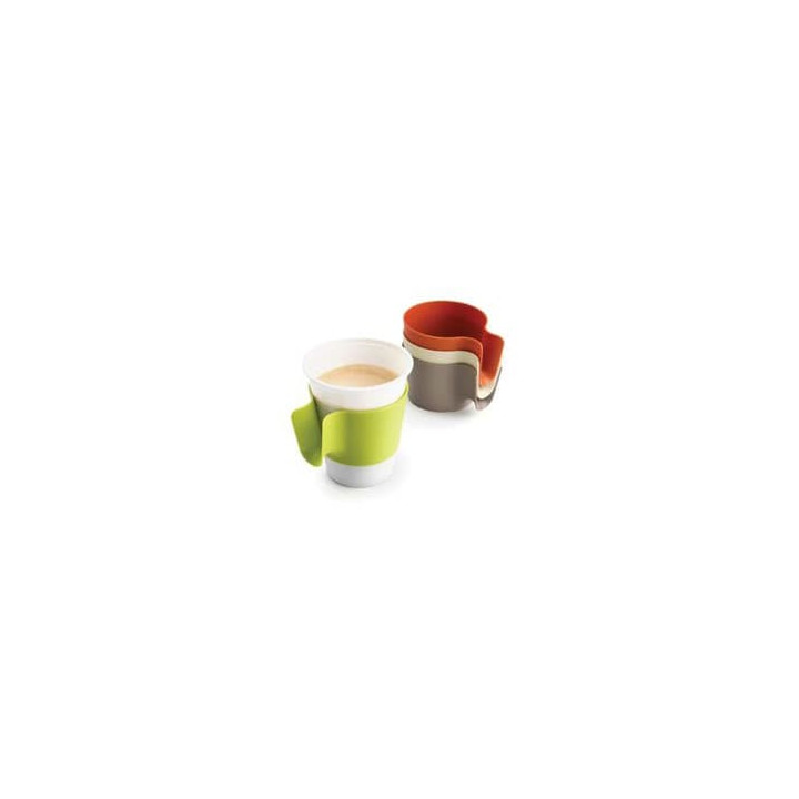 Plastic Cup Holder PP Lime Green (96 Units)