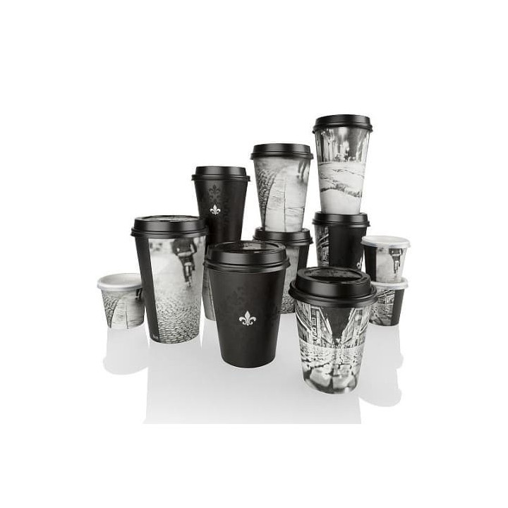 Paper Cup "Parisian" 6 Oz/180ml Ø7,9cm (50 Units) 