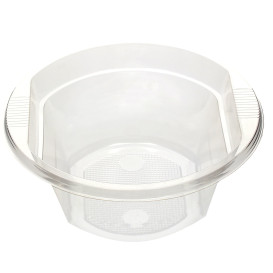 Plastic Bowl PS Crystal 630ml Ø16cm (10 Units)