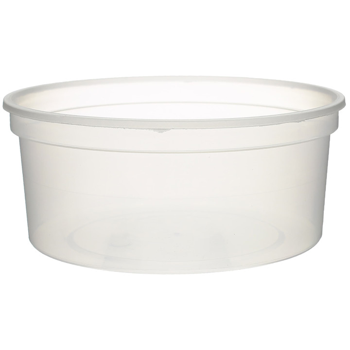 Plastic Deli Container Clear PP 350ml Ø11,5cm (500 Units)