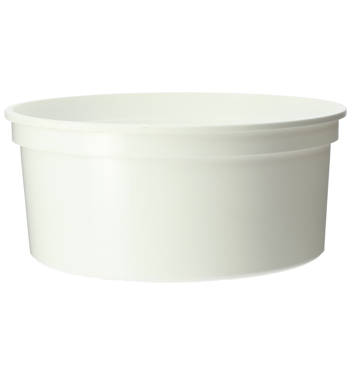 Plastic Deli Container White PP 350ml Ø11,5cm (500 Units)