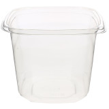 Plastic Deli Container PET Tamper-Evident 750ml 12x12x9cm (50 Units) 