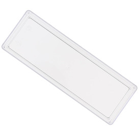 Plastic Tray PS Rectangular shape Clear 4,6x13cm (500 Units)