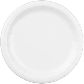 Paper Plate Biodegradable White 23 cm (100 Units)  