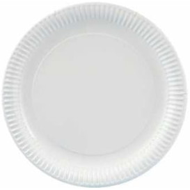 Paper Plate Round Shape White 38cm (250 Units)