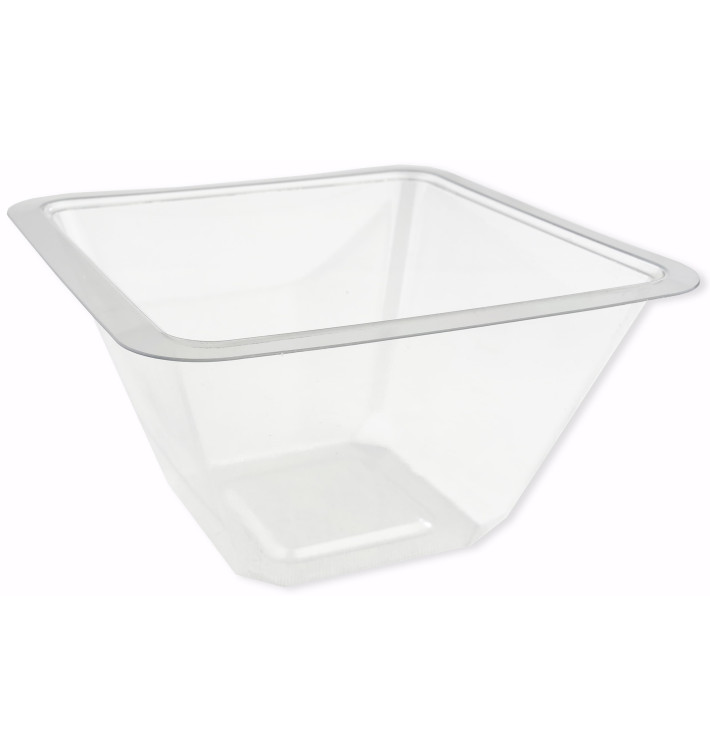 Plastic Bowl PET Heat sealable 375ml 12x12x7cm (50 Units) 