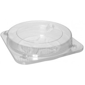 Plastic Cake Box Clear Ø26cm (150 Units)