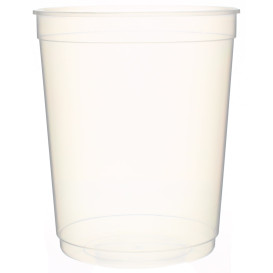 Plastic Deli Container PP Clear 1000 ml Ø11,5cm (50 Units)