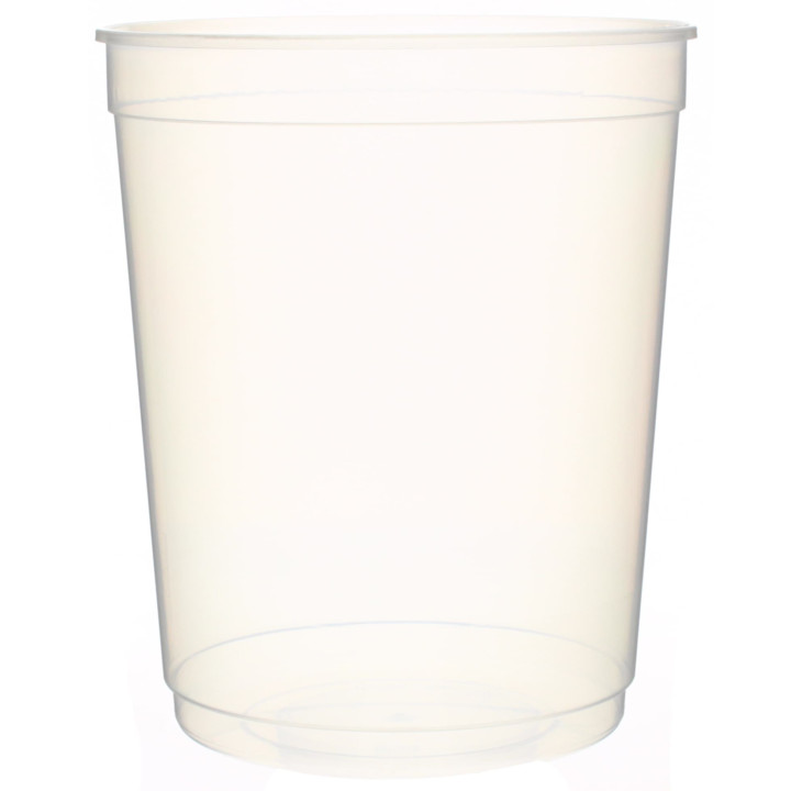 Plastic Deli Container PP Clear 1000 ml Ø11,5cm (50 Units)