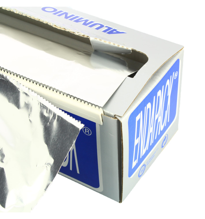 Aluminium Foil Wrap with Dispenser Box 40cmx300m 4Kg (1 Unit) 