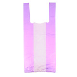 Plastic T-Shirt Bag Lilac 35x50cm (200 Units)  